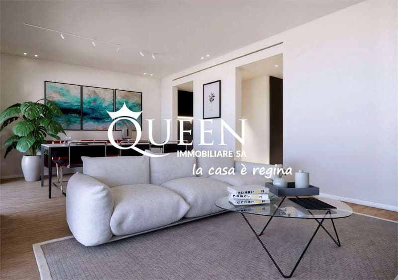Vernate: nouvelle réalisation, appartement 4,5 pièces, 195 m², jardin (6)