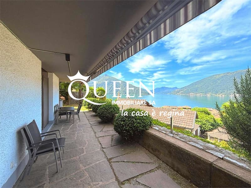 Bissone: 4.5-Zimmer-Wohnung, 150 m², Seeblick, Garten, Portikus (7)