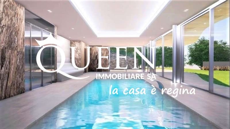 Montagnola Arasio: villa 10 locali, 760 mq, piscina interna, terrazze, (12)