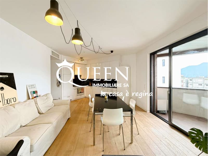 Lugano: appartement 2.5 pièces, 75 m², lumineux, avec terrasse et vue ouverte (1)