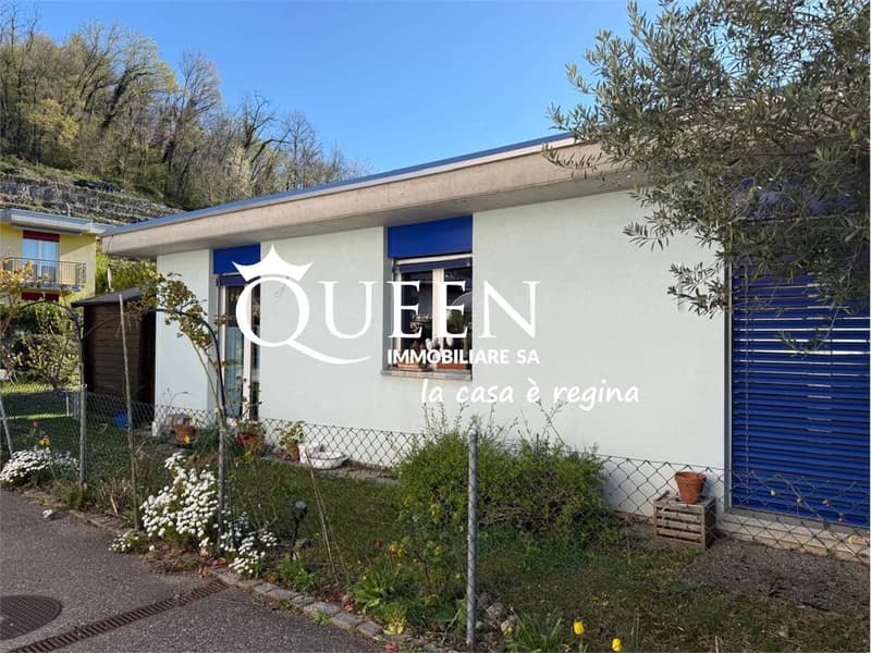 Besazio : dans un quartier résidentiel, maison 4,5 pièces, 102 m², avec jardin (2)