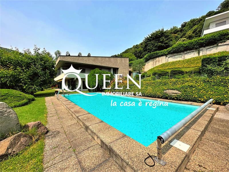 Morbio Superiore: villa bifamiliale 14,5 pièces 485 m², piscine et vue (7)