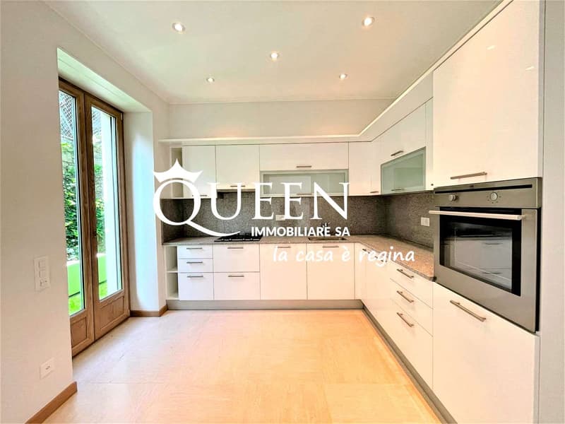 Lugano-Cassarate: 4.5-Zimmer-Wohnung, 250 m², Veranda, Garten (7)
