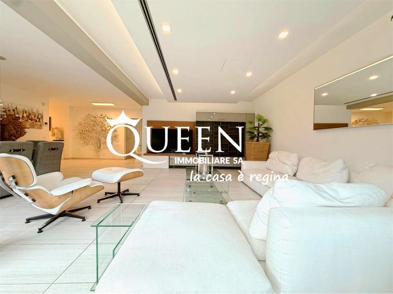 Origlio: 4.5-room attic, furnished, 220 sqm, with terraces, pool, (6)