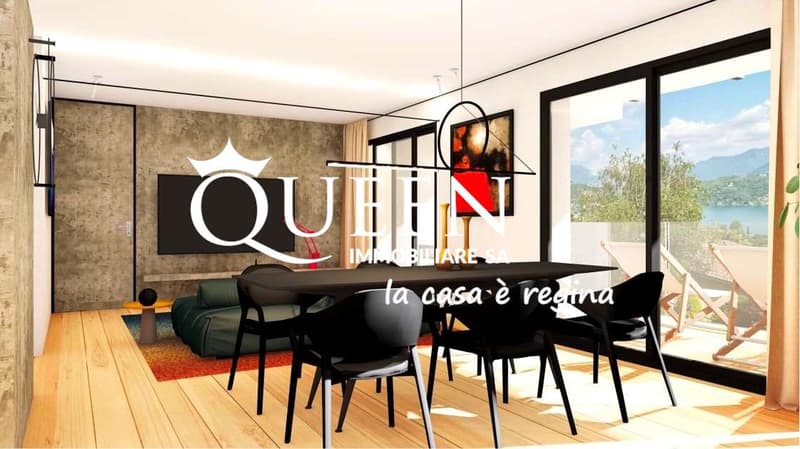 Vernate: nouvelle réalisation, appartement 3.5 pièces, 130 m², portique (5)