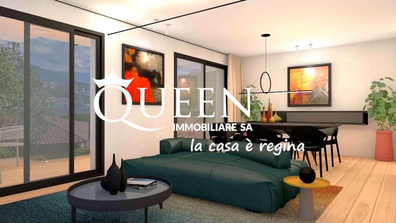Vernate: nouvelle réalisation, appartement 3.5 pièces, 130 m², portique (7)