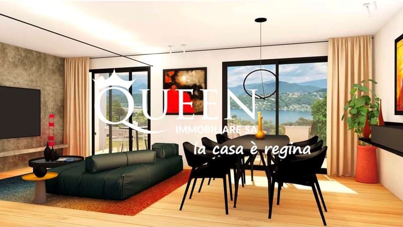Vernate: nouvelle réalisation, appartement 3.5 pièces, 130 m², portique (2)