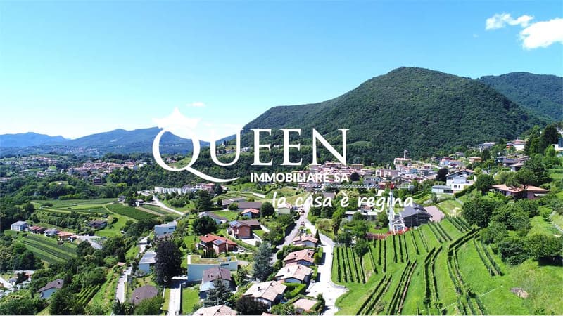 Morbio Superiore: Baugrundstück, 2529 m², mit Panoramablick (1)