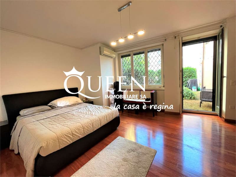 Lugano centro: appartamento 5 locali, 190 mq, giardino privato, portic (11)