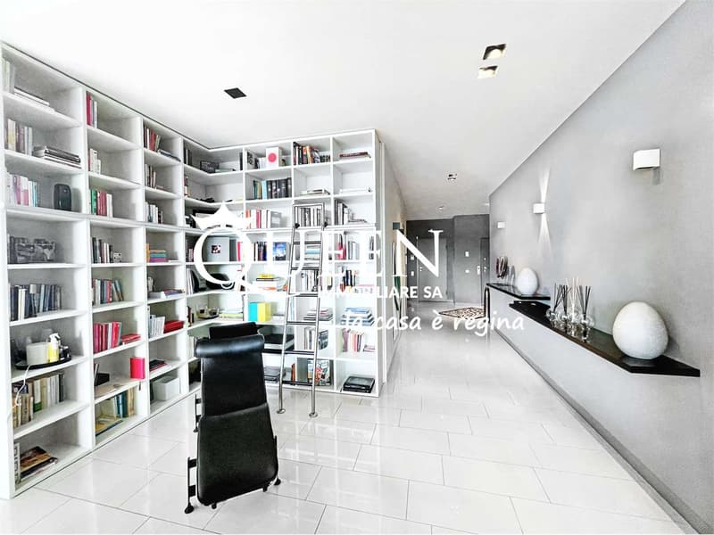 Aldesago: attico 5.5 locali, 320 mq., roof terrace, Jacuzzi, vista moz (7)