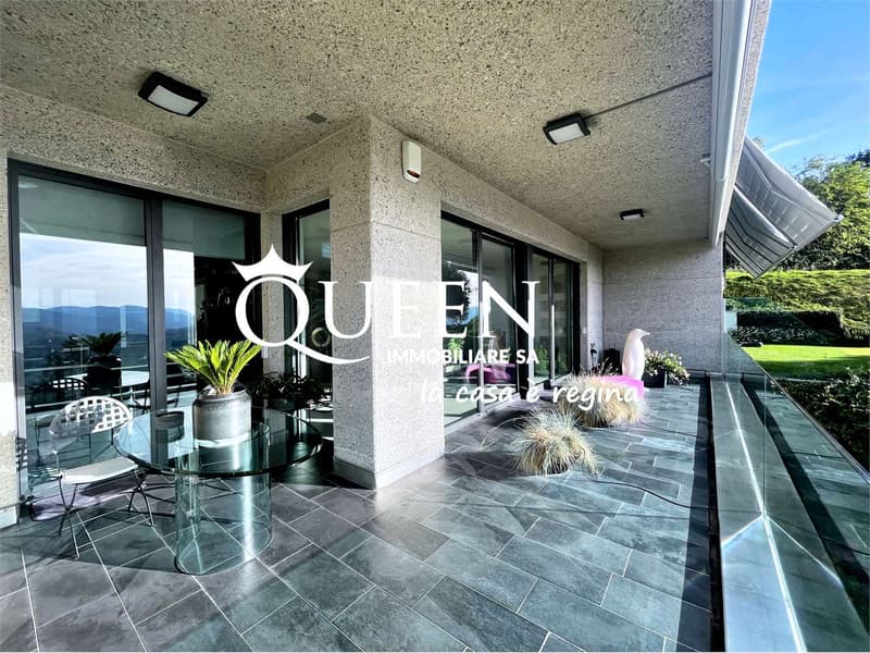 Aldesago: attico 5.5 locali, 320 mq., roof terrace, Jacuzzi, vista moz (6)