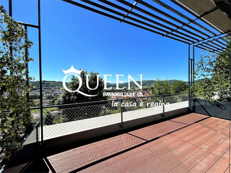 Rancate: villa terrazzata 4.5 locali, 148 mq., con splendida vista (3)