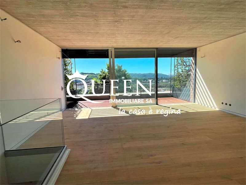 Rancate: villa terrazzata 4.5 locali, 148 mq., con splendida vista (5)