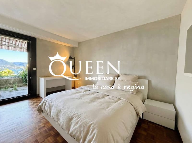 Bissone: appartamento 4.5 locali, 150 mq, vista lago, giardino, portic (11)