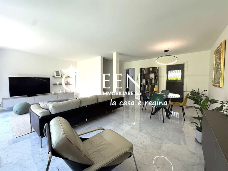 Montagnola: immersa nel verde moderna villetta 5.5 locali con giardino (4)