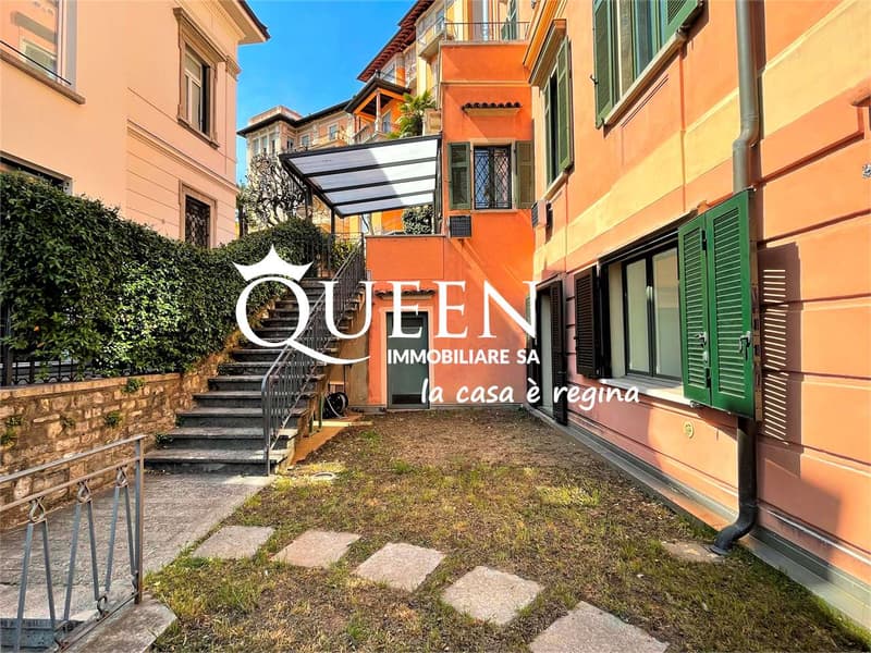 Lugano centro: appartamento 5 locali, 190 mq, giardino privato, portic (9)
