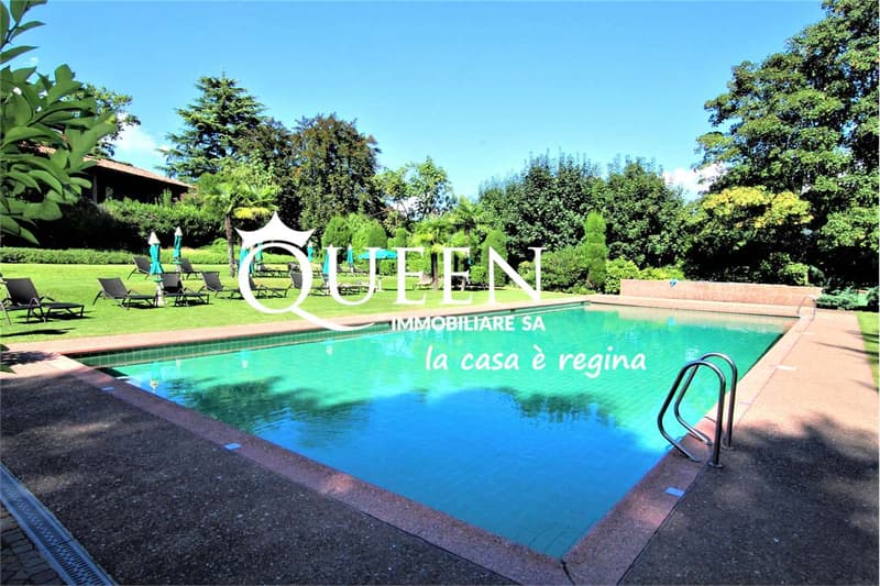 Gentilino: appartamento 3.5 locali, 150 mq, ristrutturato, piscina, im (13)