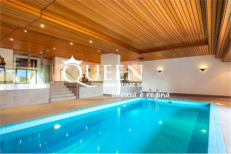 Ruvigliana: appartamento 4.5 locali, 188 mq, piscina interna condomini (2)