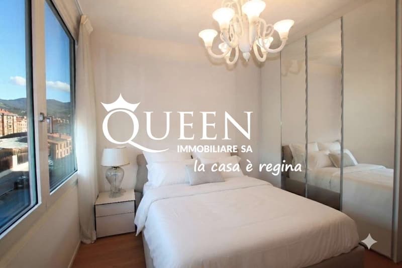 Lugano-Cassarate: lussuoso 4.5 locali, 150 mq., loggia , vista lago (6)