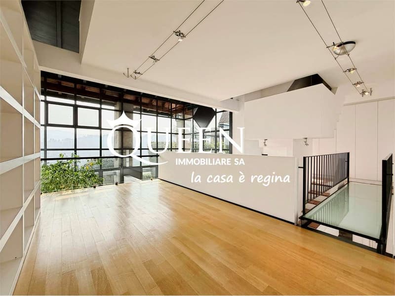 Muzzano: splendida villa di charme 6.5 locali con vista lago e ampio g (10)
