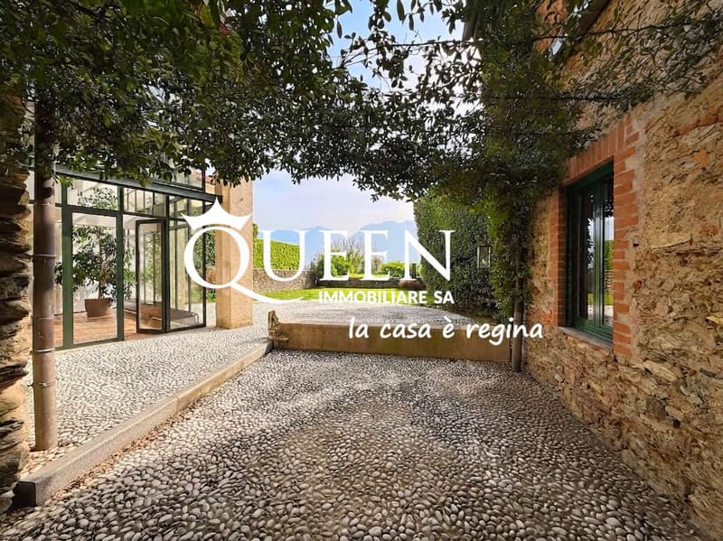 Muzzano: splendida villa di charme 6.5 locali con vista lago e ampio g (6)
