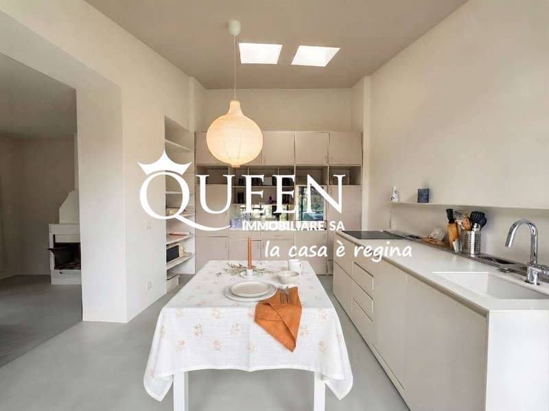 Arzo: maison charmante con due appartamenti, 6.5 locali, 196 mq, nel n (6)