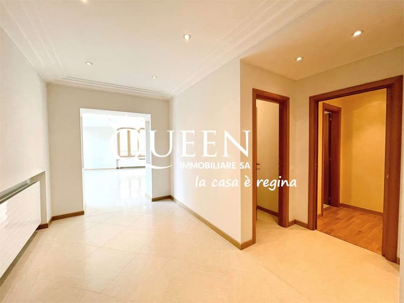 Lugano-Cassarate: appartamento 4.5 locali, 250 mq, portico, giardino, (12)