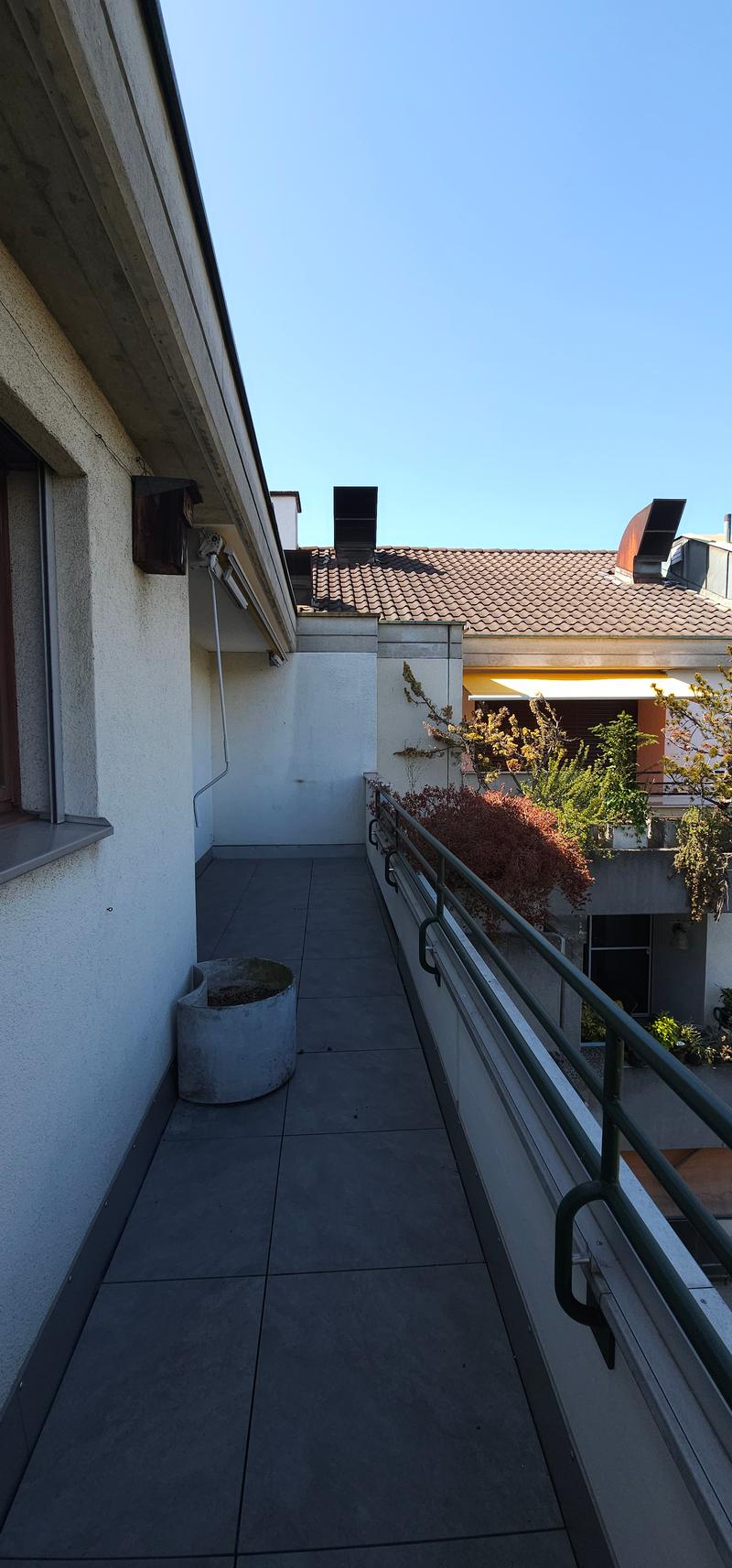 Balkon Hofseite