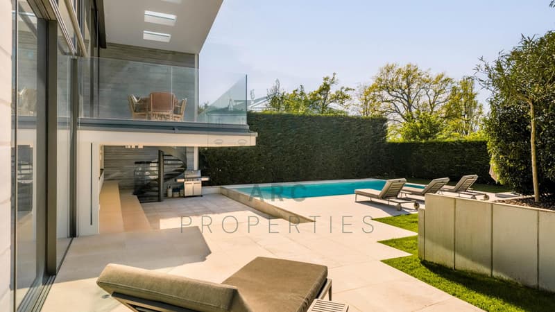 ANIÈRES - CONTEMPORARY VILLA WITH PRIVATE ACCESS TO THE LAKE (4)