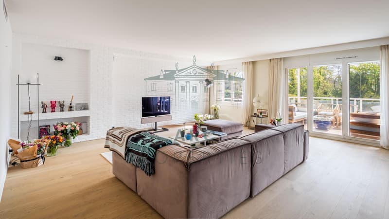 COLOGNY - MAGNIFIQUE APPARTEMENT DANS UN CADRE VERDOYANT (2)