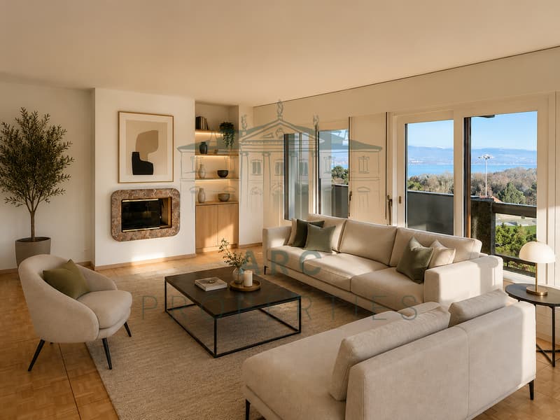 COLOGNY - APPARTEMENT AVEC VUE LAC DANS UNE RÉSIDENCE DE STANDING (1)