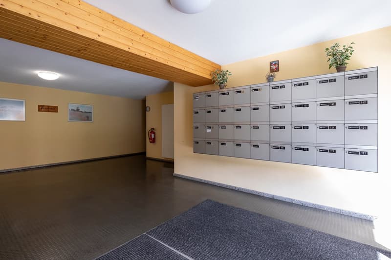 Appartamento di 3 locali ben curato al 1° piano con parcheggio privato nel garage. (4)