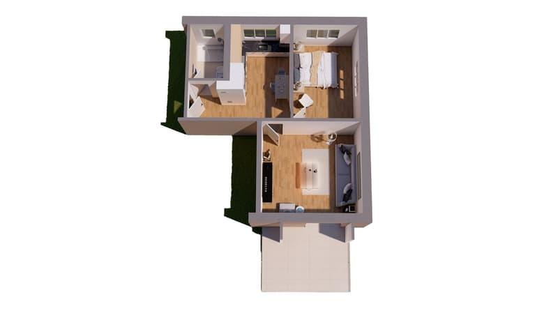 2.5-room apartment with panoramic views of the mountains (12)