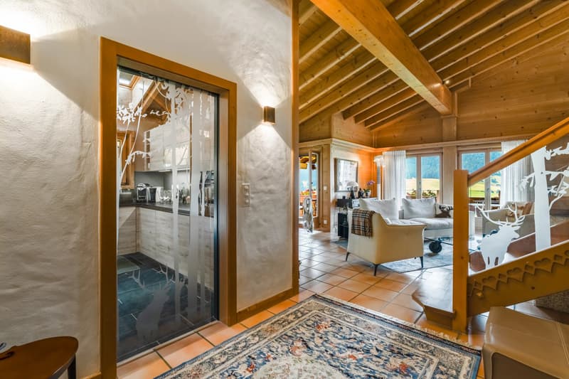 Un duplex eccezionale nel cuore delle montagne. (11)