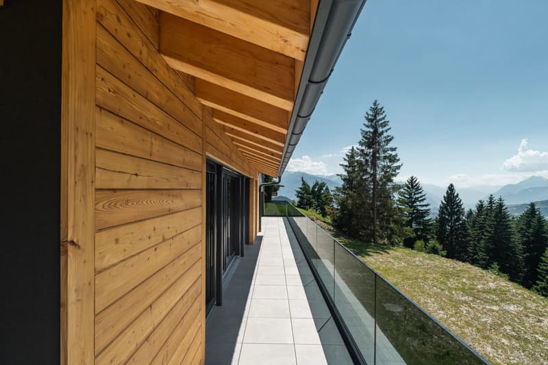 Nuovo chalet a Crans-Montana con vista panoramica. (5)