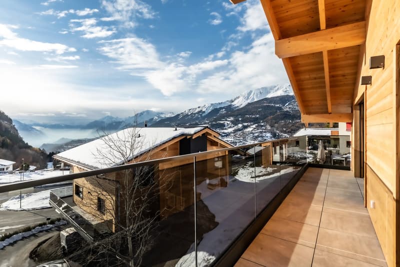 Chalet à Lens où le confort contemporain rencontre l'art de vivre alpin (7)