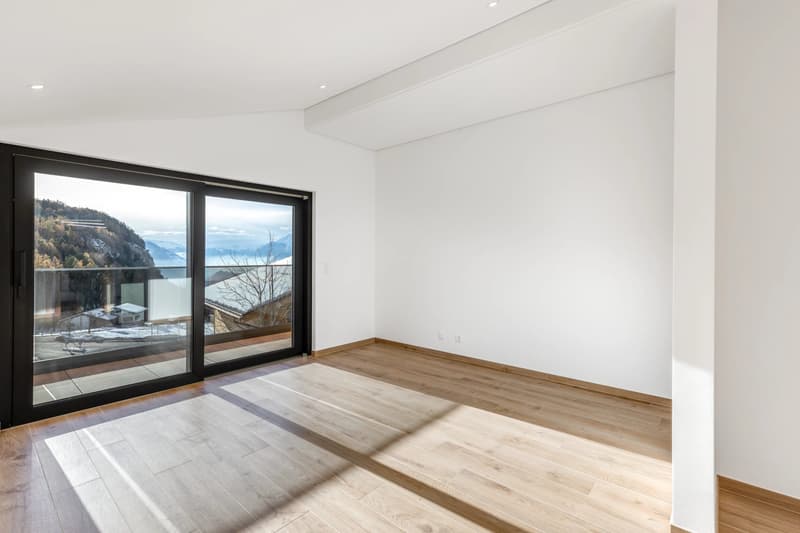 Chalet à Lens où le confort contemporain rencontre l'art de vivre alpin (11)