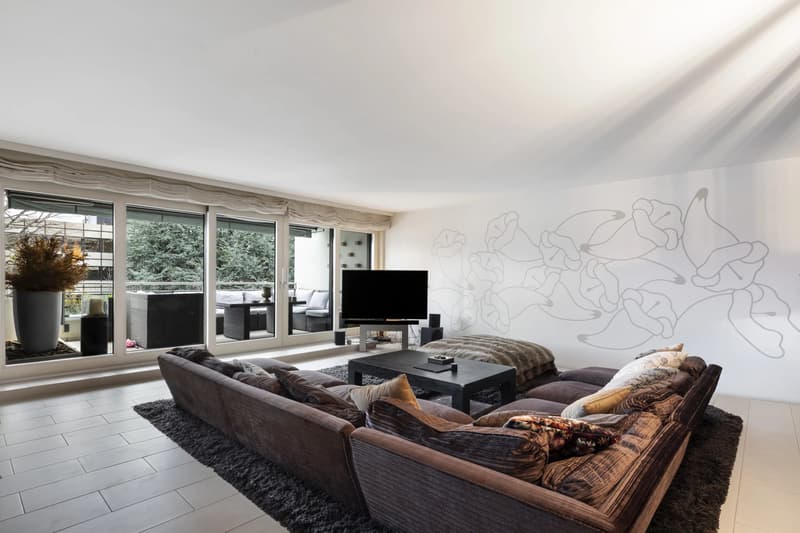 Duplex apartment with terrace and garden in Pully Sud (3)