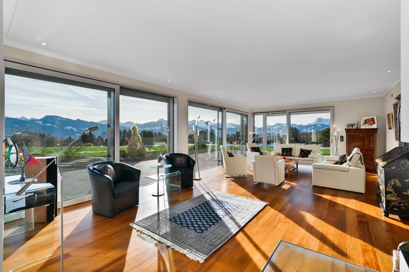 Prästigöse Residenz mit offener Panoramaaussicht über die Gruyère-Region (4)