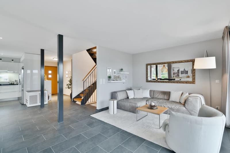 Villa semi-détachée élégante avec vue panoramique sur le lac et les Alpes (7)