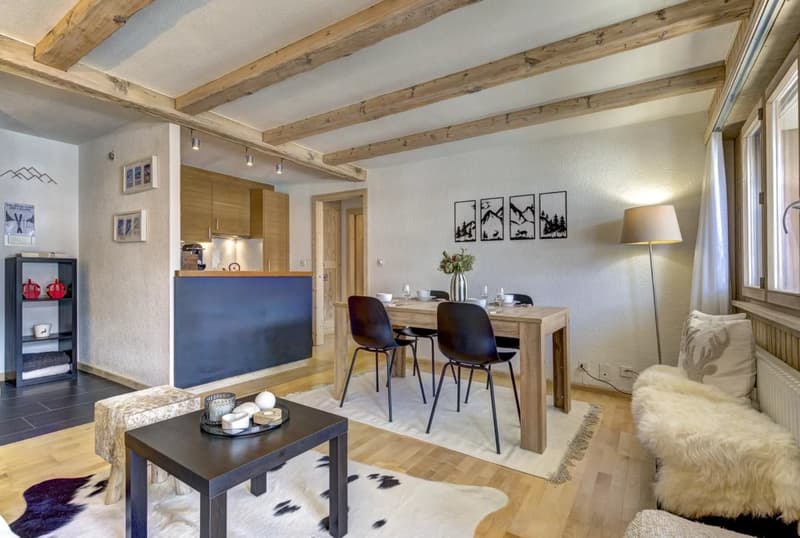 Appartamento ristrutturato di 2,5 locali con accesso diretto alle piste di Verbier (1)