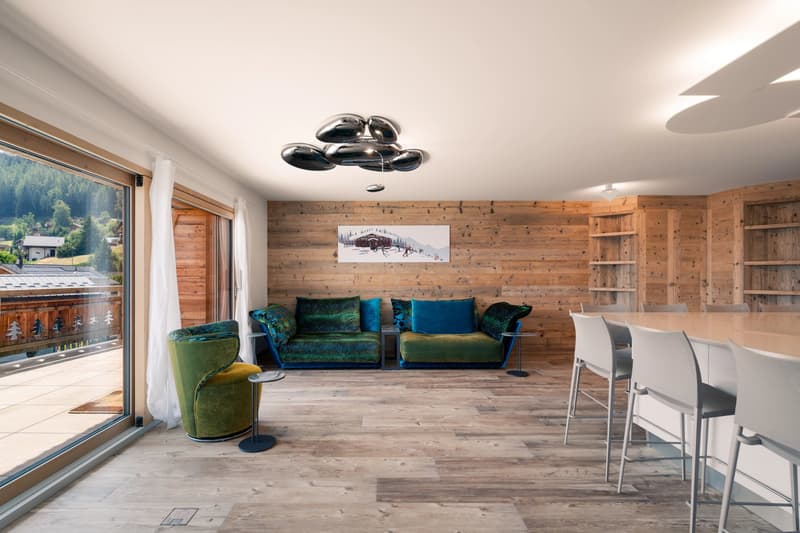 Appartamento elegante di lusso 4,5 locali con terrazza, giardino privato e vista panoramica sulle Alpi (1)