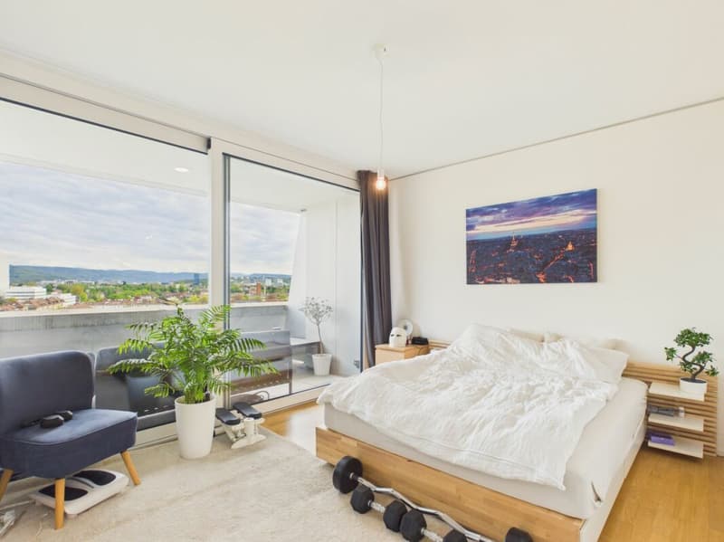 Vivere con stile sopra i tetti di Basilea - Appartamento 3.5 locali moderno con vista panoramica (7)