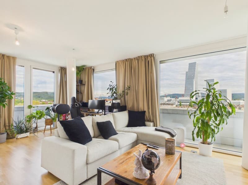 Vivere con stile sopra i tetti di Basilea - Appartamento 3.5 locali moderno con vista panoramica (2)