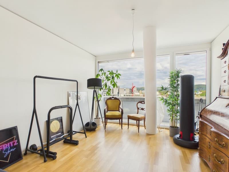 Vivere con stile sopra i tetti di Basilea - Appartamento 3.5 locali moderno con vista panoramica (11)