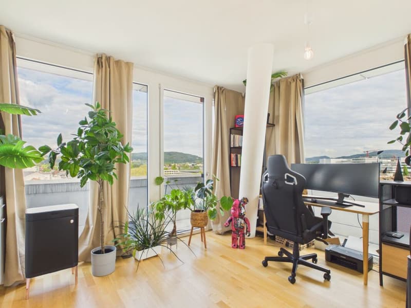 Vivere con stile sopra i tetti di Basilea - Appartamento 3.5 locali moderno con vista panoramica (6)