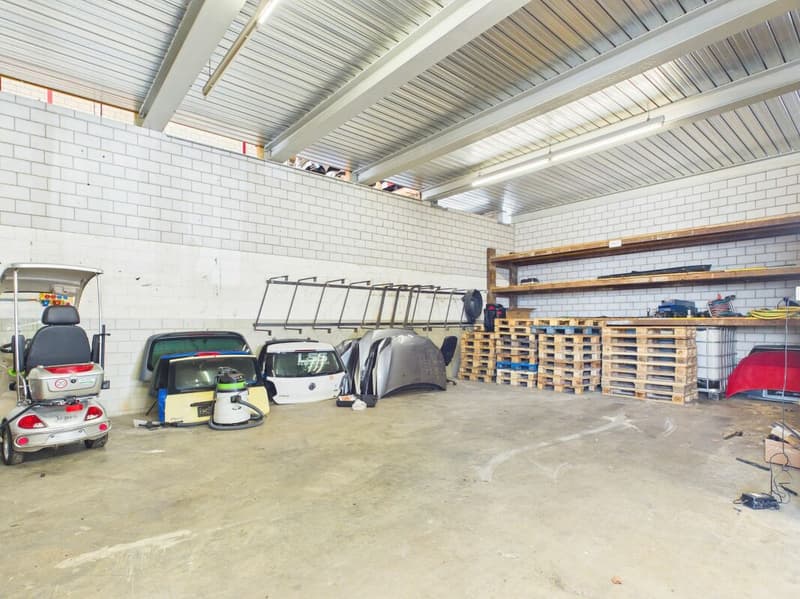 Hall avec 4 pièces (environ 350 m²) - idéal comme garage/atelier à Rafz (9)