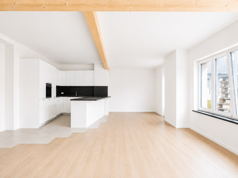 Wohnen mit Geschichte: Einzigartige 4.5-Zimmer-Maisonettewohnung in ehemaliger Kegelbahn - Erstvermietung (1)