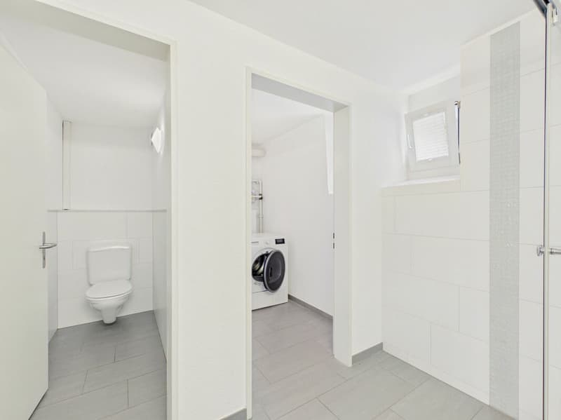 Seperates WC und Waschküche