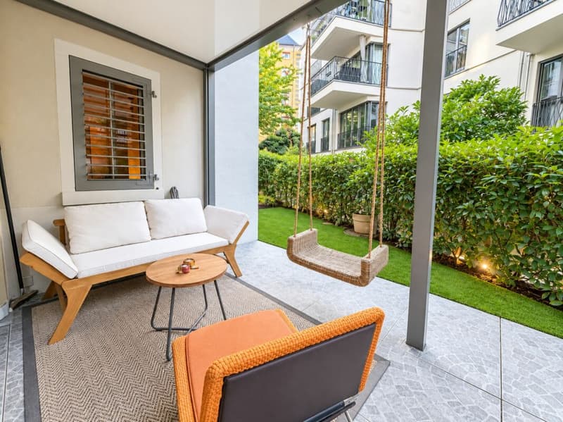 Hochwertige möblierte 2.5-Zimmer-Gartenwohnung an der Beckenhofstrasse in Zürich (11)